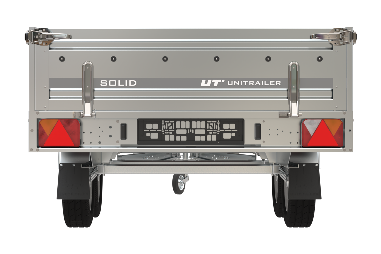 Remolque de 2 ejes 304×153 UNITRAILER SOLID 300/2 PTAC 750 kg – Image 2