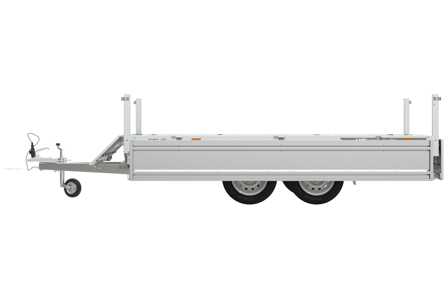 Remolque de 2 ejes 304×153 UNITRAILER SOLID 300/2 PTAC 750 kg – Image 6