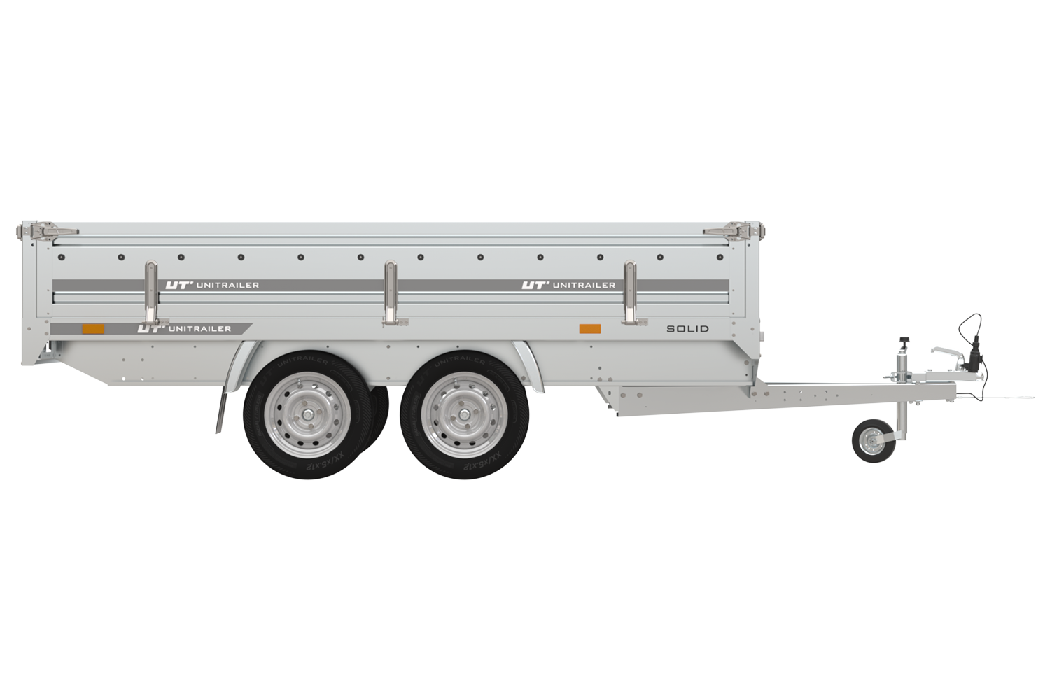 Remolque de 2 ejes 304×153 UNITRAILER SOLID 300/2 PTAC 750 kg – Image 4