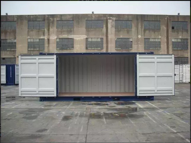 CONTENEDOR DE ACCESO LATERAL ABIERTO/LLENO DE 20 PIES AZUL 1 – Image 5