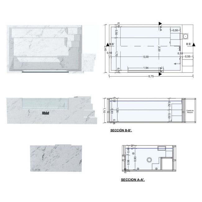 PISCINA ELEVADA ACERO RÍGIDO ILÚ PRO 2250 – Image 8