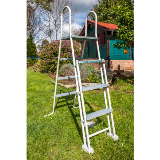 PISCINA GRE GRANADA OVALADA ASPECTO GRAFITO – Image 11