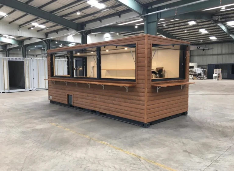 CONTENEDOR DE ENVÍO DE 20 PIES CONVERTIDO EN CAFETERÍA/BAR/SNACK BAR – Image 4