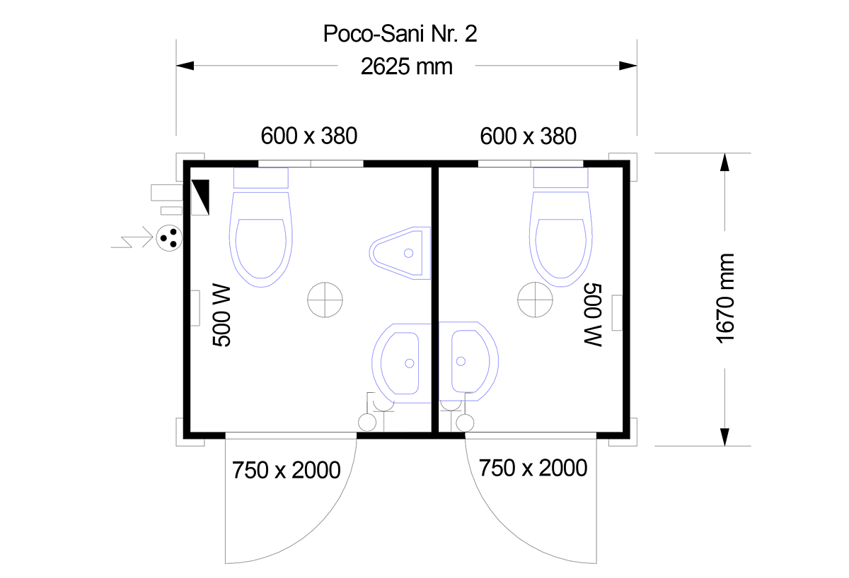 CONTENEDOR SANITARIO WC (2625X1670X2540MM) – Image 2