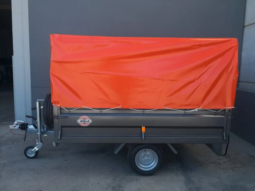 Remolque basculante hidraulico – Ruedas por debajo – Mma 750 kg – Image 3