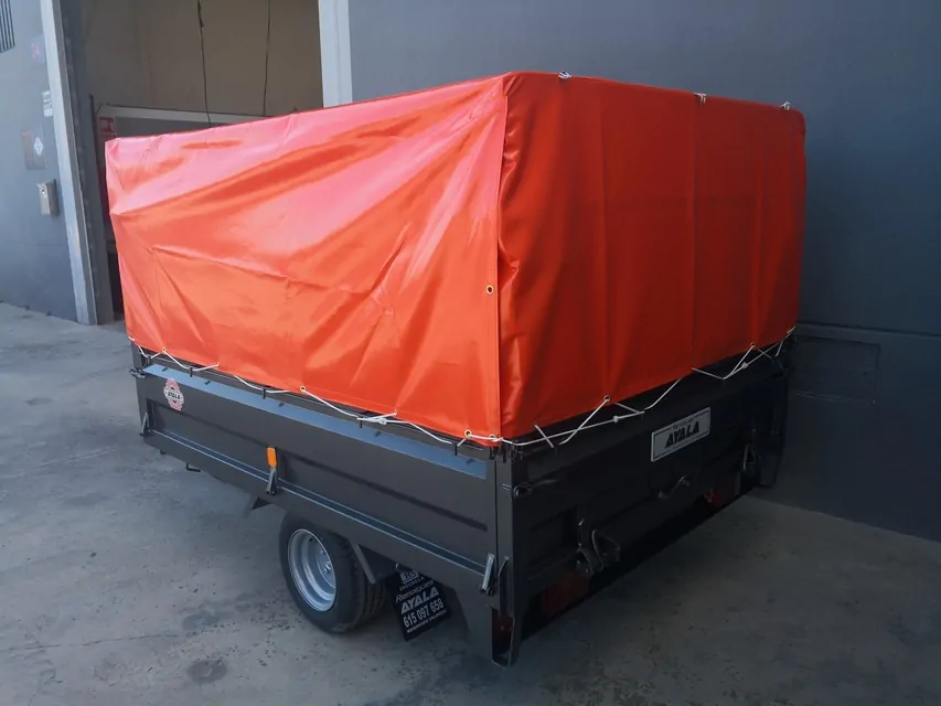 Remolque basculante hidraulico – Ruedas por debajo – Mma 750 kg – Image 2