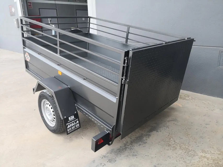 Remolque porta maquinaria industrial – Mma 750 kg – Image 3