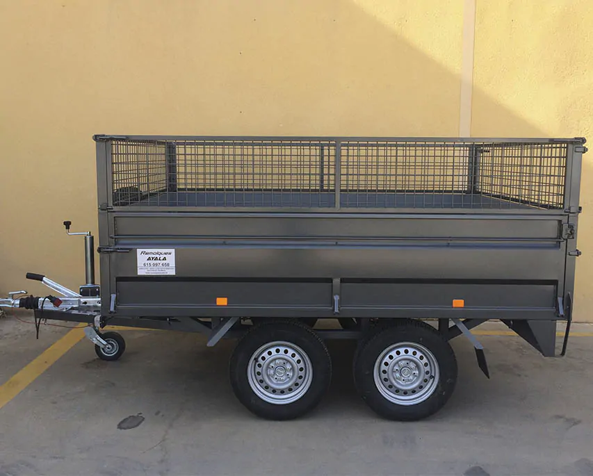 Remolque 2 ejes 3.000 x 1.700 x 500 Ruedas por debajo – Image 4