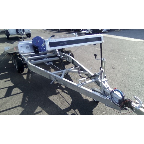 Portacoches TEMA de 3 ejes con basculante hidráulico, 5,80 m – Image 2