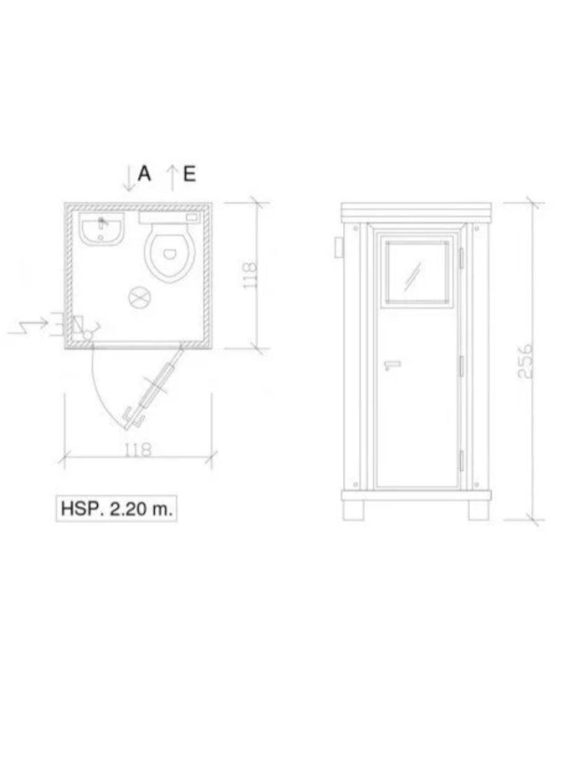 Módulo Sanitario S1 con WC y Lavamanos – Image 9
