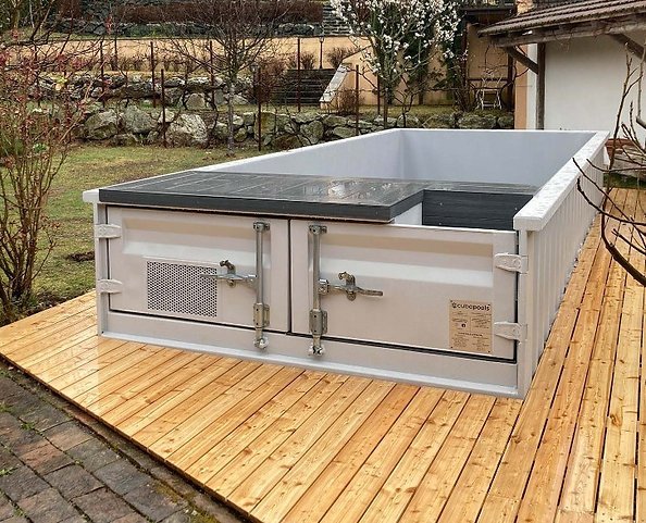 Piscina contenedor de 6,2 m x 2,5 m con bomba de calor, paquete Premium – Image 6