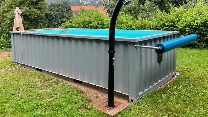 Piscina contenedor de 6,2 m x 2,5 m con bomba de calor, paquete Premium – Image 7
