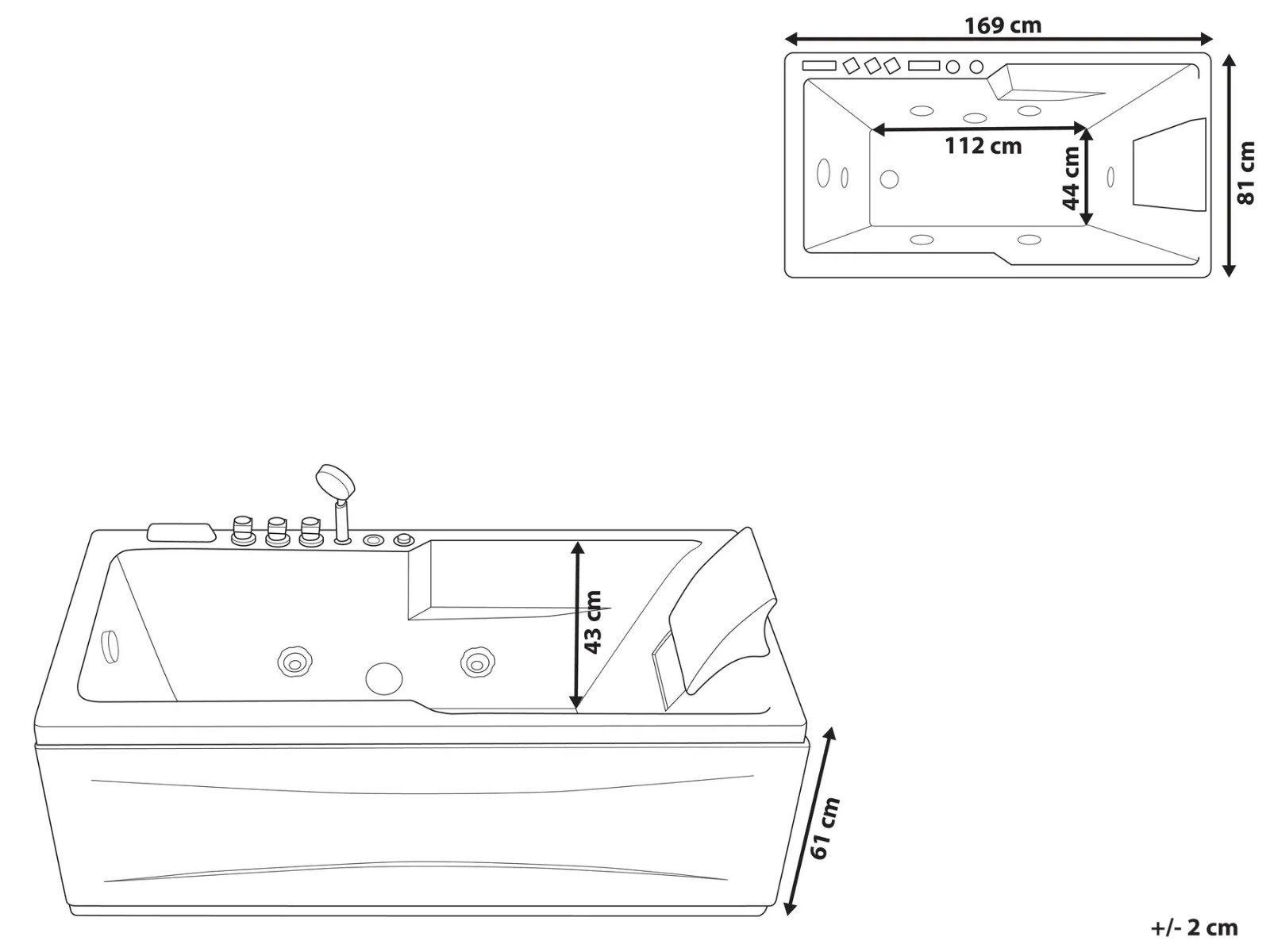 Bañera de Hidromasaje de Esquina ARTEMISA – Image 13