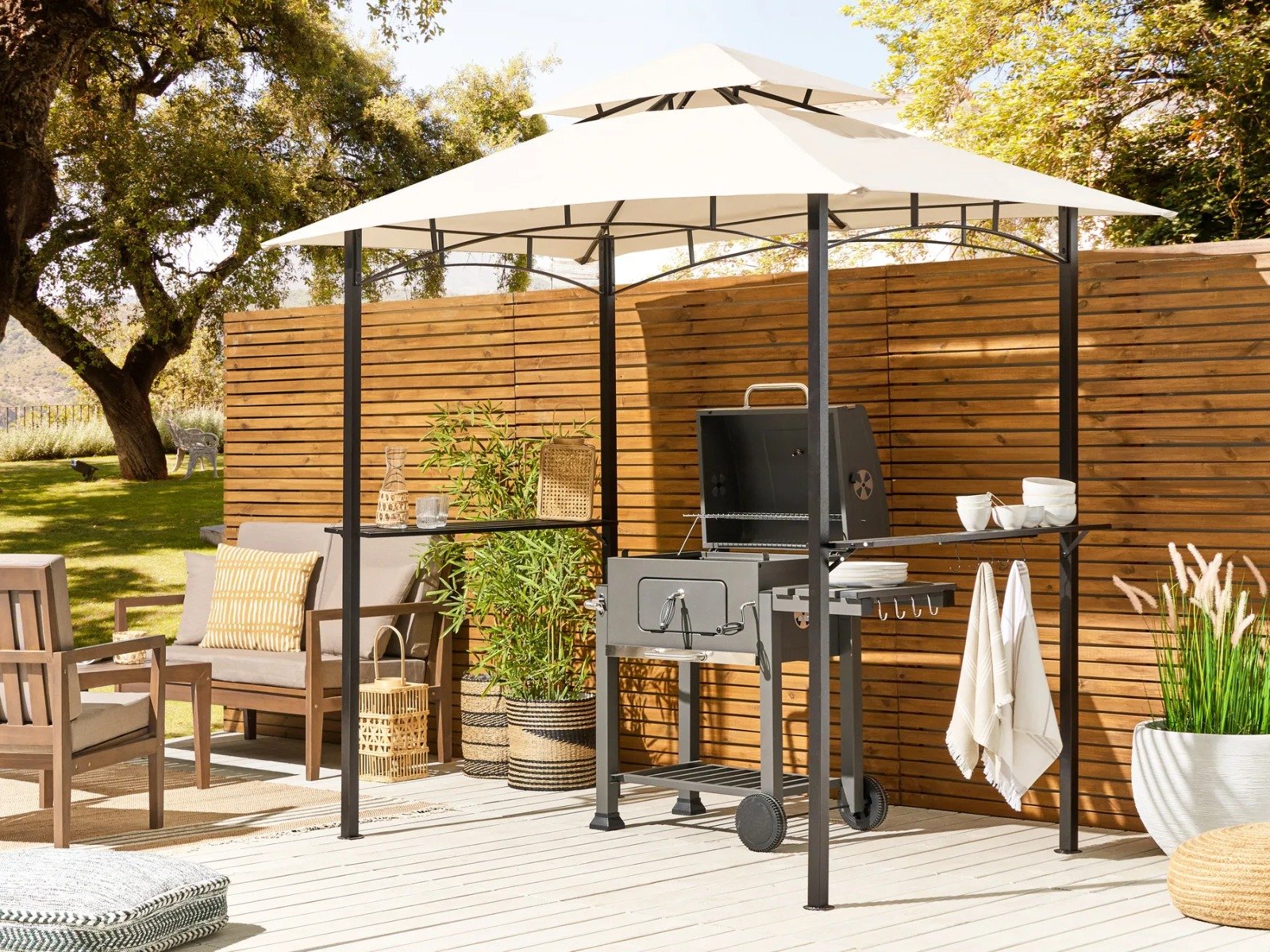 Gazebo NARO Metal Beige – Image 3