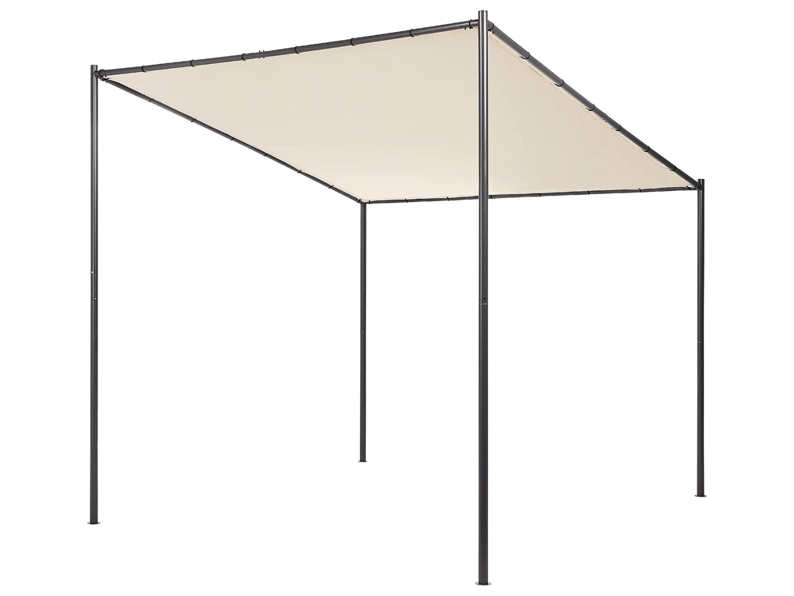 Gazebo VIMINO Metal Beige – Image 3