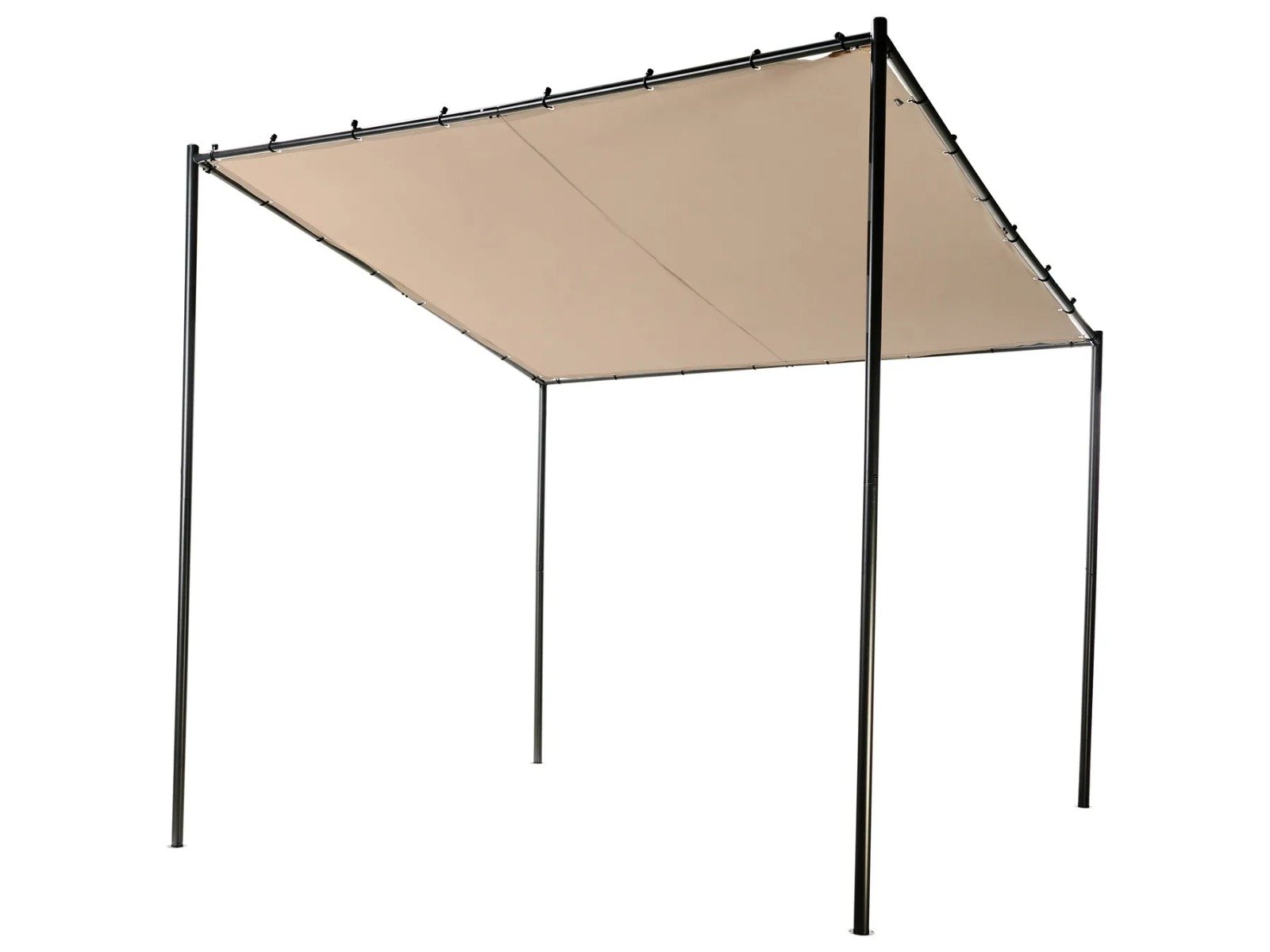 Gazebo VIMINO Metal Taupe – Image 3