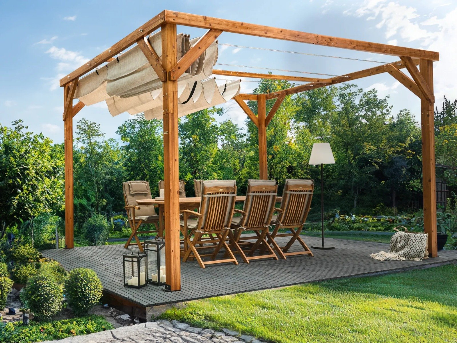 Gazebo VILLAROSA Marrón – Image 3