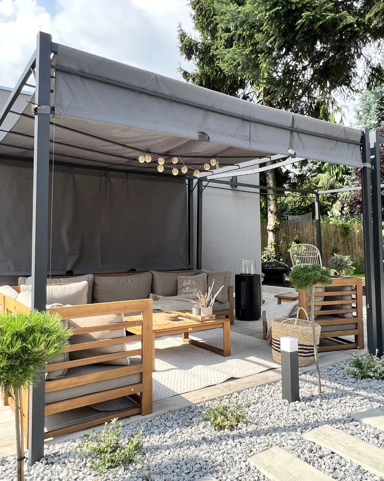 Gazebo LED PARGA Gris Oscuro – Image 4