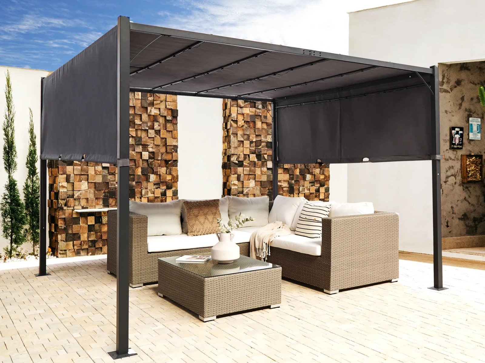 Gazebo LED PARGA Gris Oscuro – Image 5