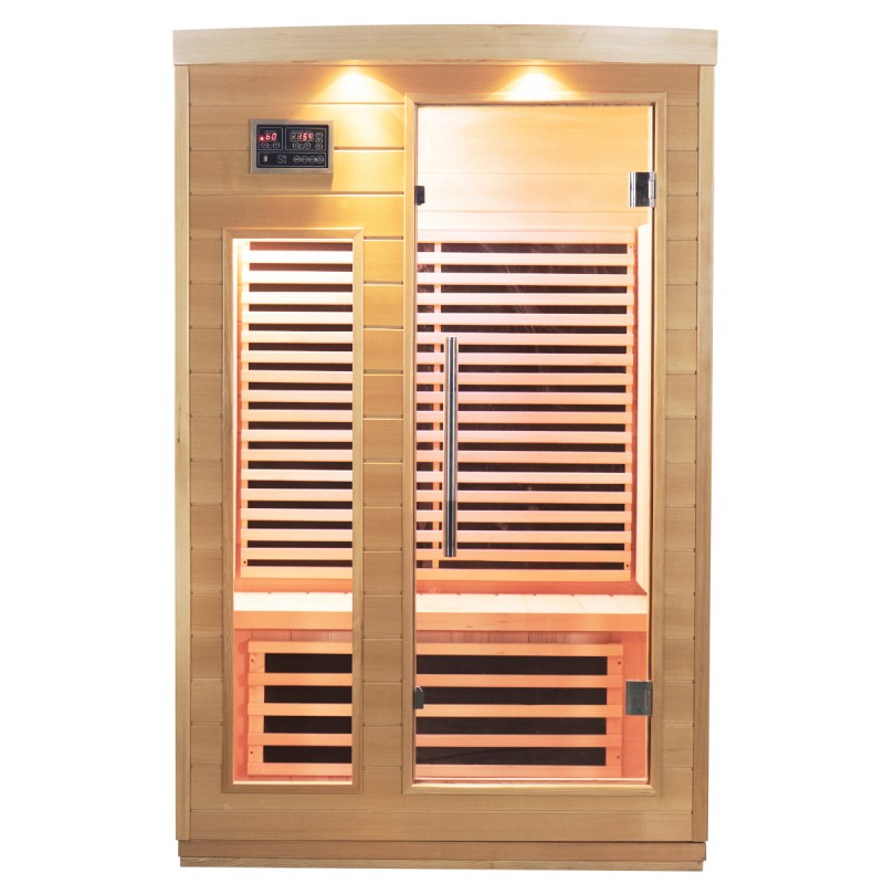 Sauna de infrarrojos con paneles de carbono 2050W 2 asientos – Image 4