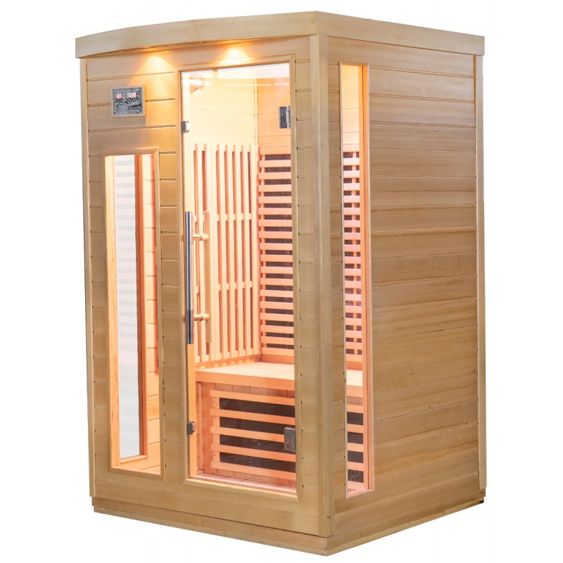 Sauna de infrarrojos con paneles de carbono 2050W 2 asientos – Image 5