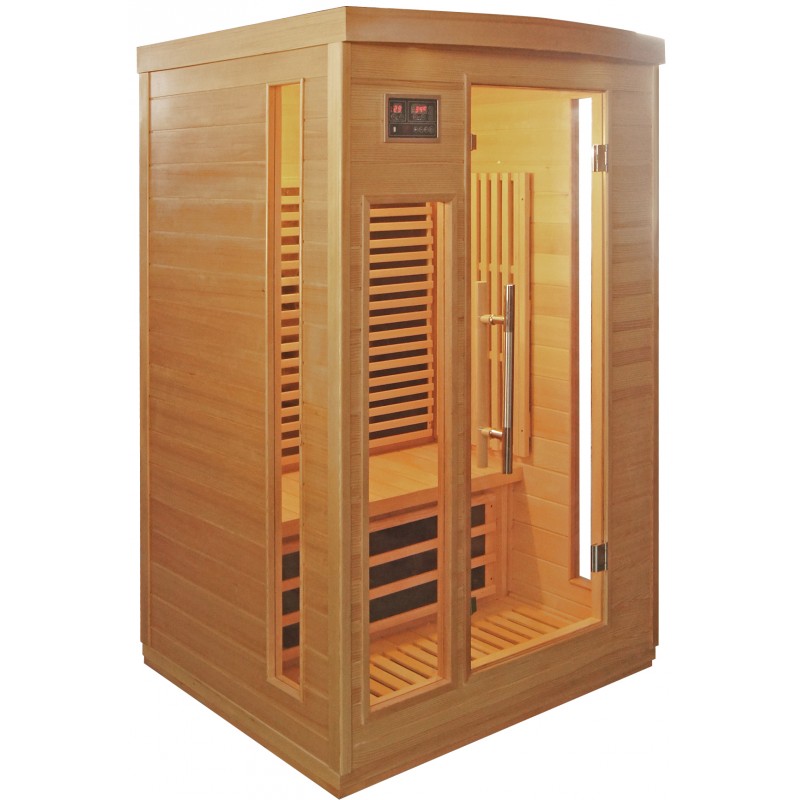 Sauna de infrarrojos con paneles de carbono 2050W 2 asientos – Image 6
