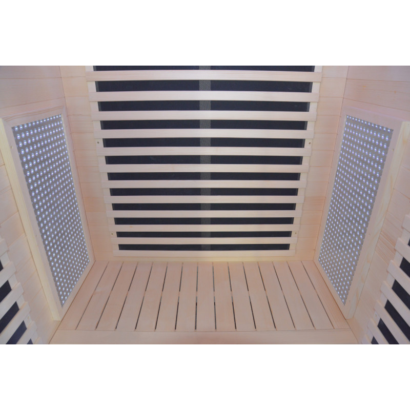 Sauna de infrarrojos LOIS para 2 personas - con paneles de carbono de 1900W y controlador wifi – Image 16