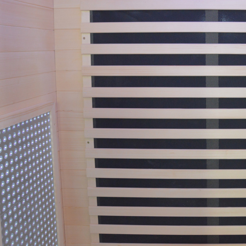 Sauna de infrarrojos LOIS para 2 personas - con paneles de carbono de 1900W y controlador wifi – Image 19