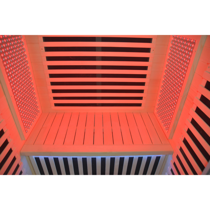 Sauna de infrarrojos LOIS para 2 personas - con paneles de carbono de 1900W y controlador wifi – Image 27
